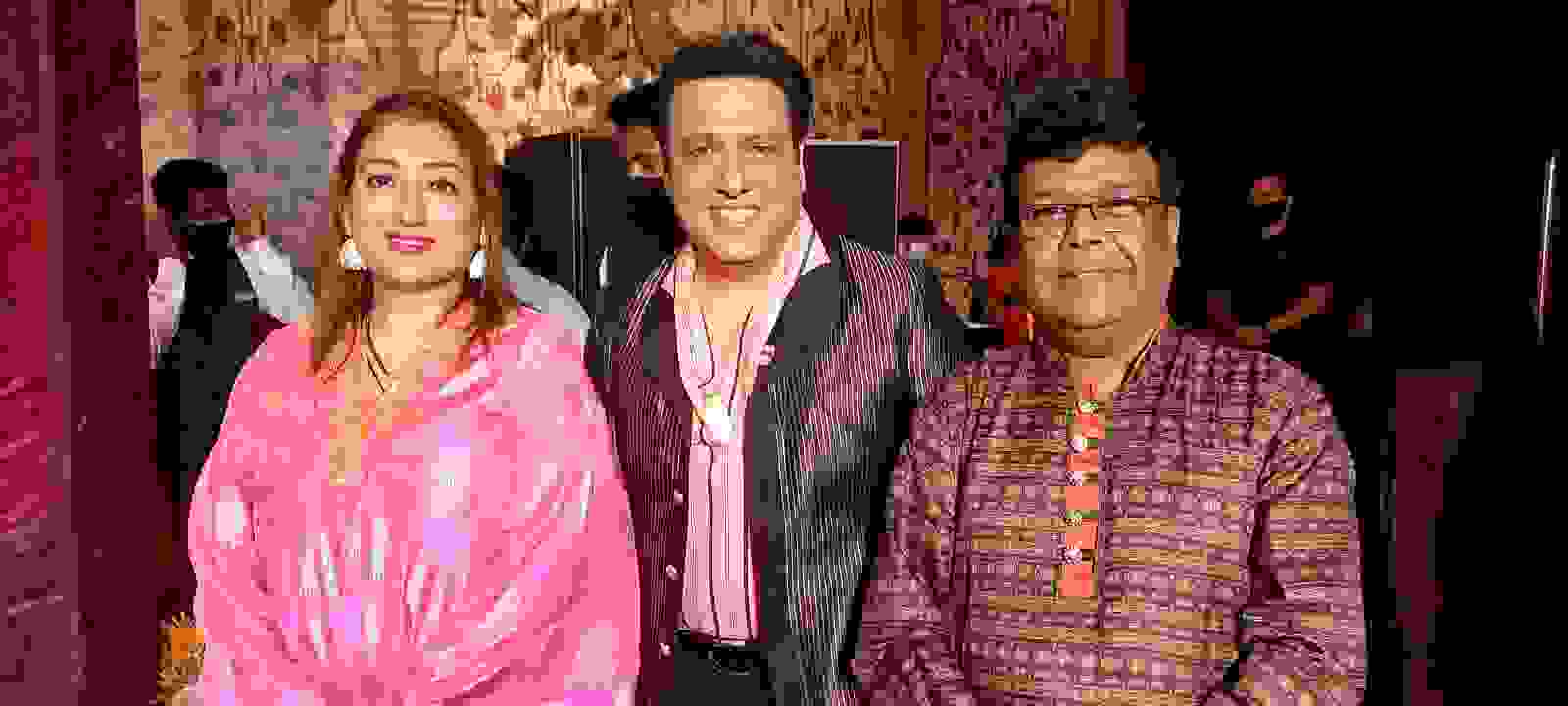 रायपुर में फिल्म अभिनेता गोविंदा और प्रभंजय की जुगलबंदी 