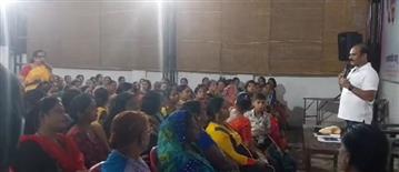 सावन माह में भव्य गंगा आरती का होगा आयोजन, महिलाओं को सौंपी गई आयोजन की जिम्मेदारी , पार्षद लक्ष्मीपति राजू के नेतृत्व में बैठक आयोजित