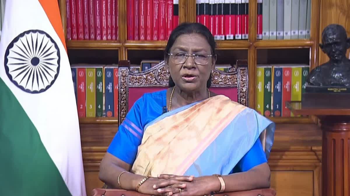 राष्ट्रपति मुर्मू का राष्ट्र के नाम संबोधन: भारत दुनिया की तीसरी सबसे बड़ी अर्थव्यवस्था बनने की ओर अग्रसर